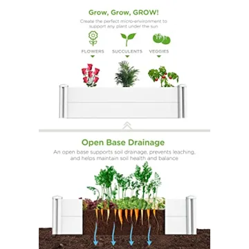 Qikdesign Raised Garden Bed Kit for Easy Gardening