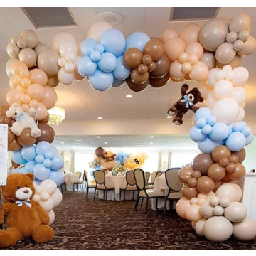 Bear Balloon Arch Kit 121 pcs for Baby Showers and Birthdays