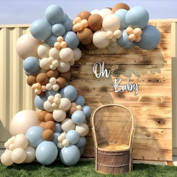 Bear Balloon Arch Kit 121 pcs for Baby Showers and Birthdays