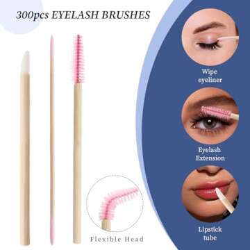 300 pcs Eyelash Extension Supply Kits - Complete Beauty Set