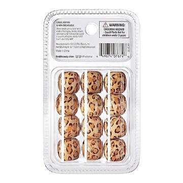 Shop RED by Kiss Jumbo Wood Hair Beads for DIY Crafting