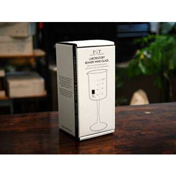 Periodic Tableware Laboratory Beaker Wine Glasses (Single Glass)