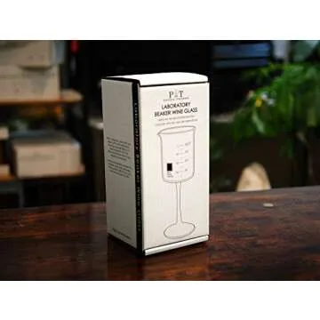 Periodic Tableware Laboratory Beaker Wine Glasses (Single Glass)