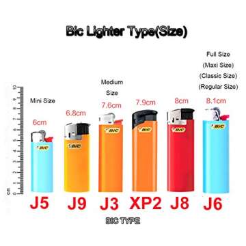 Lucklybestseller Metal Lighter Case Cover Holder Vintage Floral Stamped for BIC Full Size Lighter J6