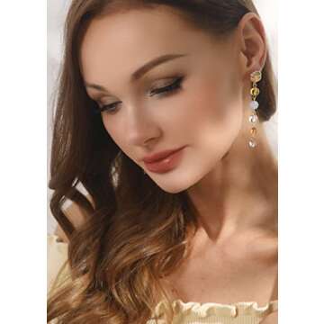 Shop Colorful Crystal Beads Earrings for Trendy Summer Style