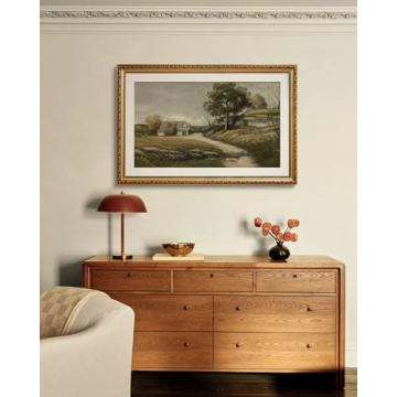 InSimSea Gold Framed Canvas Wall Art - 24x36 Vintage Decor