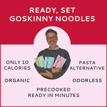 GoSkinny Fettuccine - Low Carb, Vegan & Gluten Free Pasta