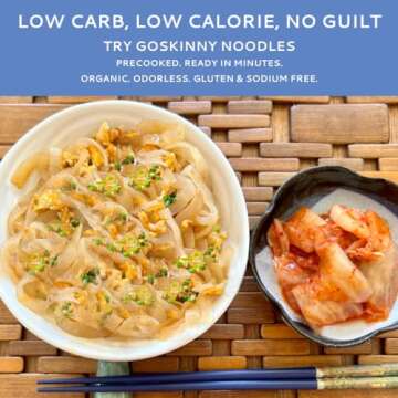 GoSkinny Fettuccine - Low Carb, Vegan & Gluten Free Pasta