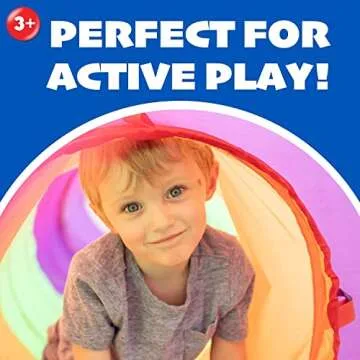 Colorful Kids Play Tunnel for Indoor Outdoor Fun