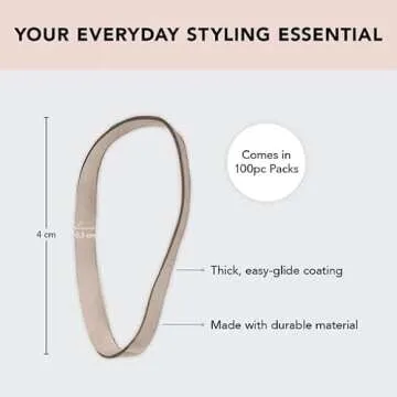 Kitsch Hair Ties No Damage for Kids, Teens and Women - Rubber Bands for Hair Styling | No Snag Hair ...