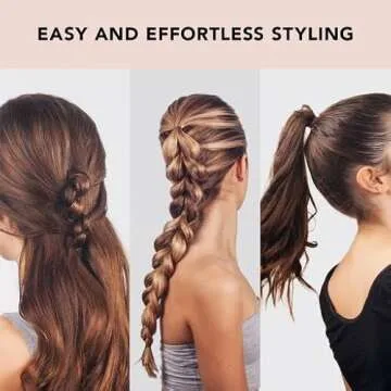 Kitsch Hair Ties No Damage for Kids, Teens and Women - Rubber Bands for Hair Styling | No Snag Hair Elastics | Women's Daily Hair Accessories - 500pcs (Brown) - Valentines Day Gifts