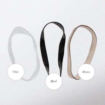 Kitsch Hair Ties No Damage for Kids, Teens and Women - Rubber Bands for Hair Styling | No Snag Hair Elastics | Women's Daily Hair Accessories - 500pcs (Brown) - Valentines Day Gifts