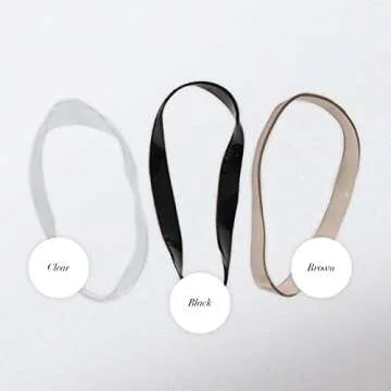 Kitsch Hair Ties No Damage for Kids, Teens and Women - Rubber Bands for Hair Styling | No Snag Hair Elastics | Women's Daily Hair Accessories - 500pcs (Brown) - Valentines Day Gifts