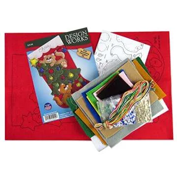 Craft Your Own Kittens Felt Stocking Kit - DIY Fun