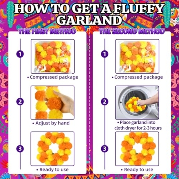 Marigold Garlands - Perfect for Weddings and Parties