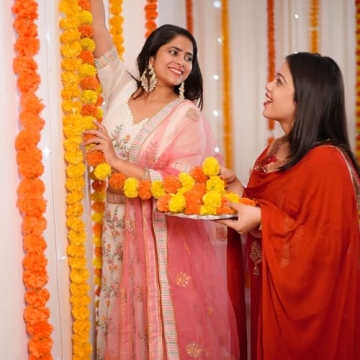 Marigold Garlands - Perfect for Weddings and Parties