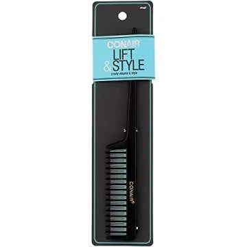 Durable Conair Lift & Tease Comb for Stylish Volume