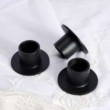 JONERAY 24 PCS Metal Taper Candle Holders for Decor