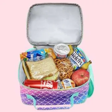 RLGPBON Insulated Kids Lunch Bag for School & Travel