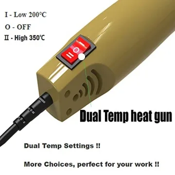 Homidic Mini Handheld Heat Gun - Versatile Crafting Tool