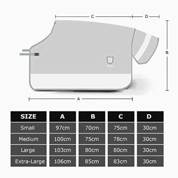 Harrison Howard FocalMax Quarter Horse Fly Rugs Soft Mesh Air Permeability Exercise Sheet High Visibility Reflective-Vibrant Orange