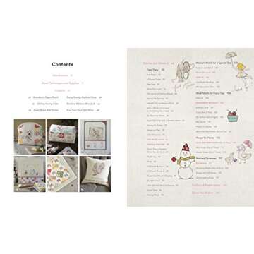 Diary in Stitches: 65 Charming Motifs - 6 Fabric & Thread Projects to Bring You Joy