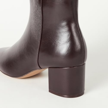 Stylish The Drop Women’s Jessi Side Zip Block Heel Boot