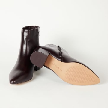 Stylish The Drop Women’s Jessi Side Zip Block Heel Boot