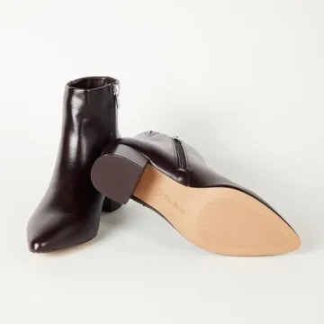 Stylish The Drop Women’s Jessi Side Zip Block Heel Boot