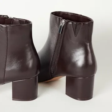 Stylish The Drop Women’s Jessi Side Zip Block Heel Boot