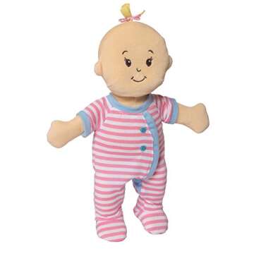 Manhattan Toy Wee Baby Stella Sleepy Time Scents Soft Doll Set, 12",Peach