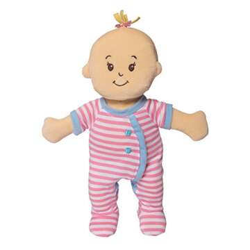 Manhattan Toy Wee Baby Stella Sleepy Time Scents Soft Doll Set, 12",Peach