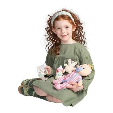 Manhattan Toy Wee Baby Stella Sleepy Time Scents Soft Doll Set, 12",Peach
