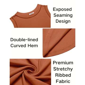 Trendy Zeagoo Ribbed Crop Tops for Women - Summer Style