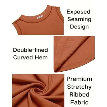 Trendy Zeagoo Ribbed Crop Tops for Women - Summer Style