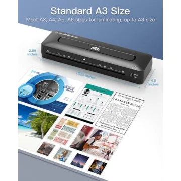 Compact A3 Laminator Machine for Home & Office