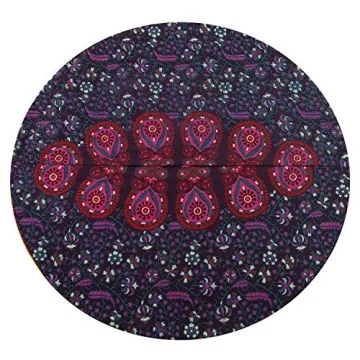 Vibrant 32" Decorative Mandala Pillow Cover for Home Decor
