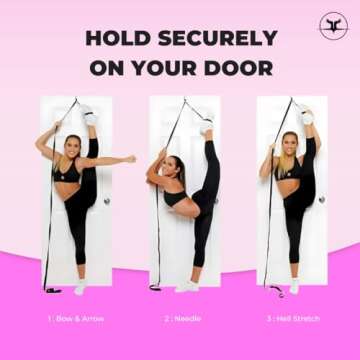 STUNT STAND® Door Flexibility & Stretching Leg Strap for Cheer, Dance, Gymnastics!