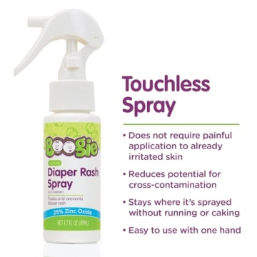 Boogie Diaper Rash Spray for Easy, No-Mess Baby Care