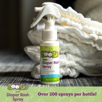 Boogie Diaper Rash Spray for Easy, No-Mess Baby Care