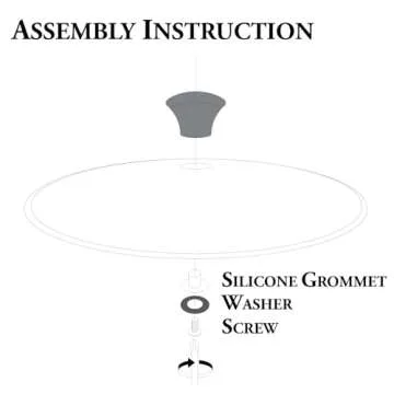 TECHEF 12-Inch Tempered Glass Lid for Cookware