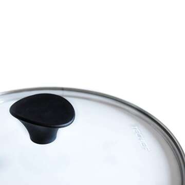 TECHEF 12-Inch Tempered Glass Lid for Cookware