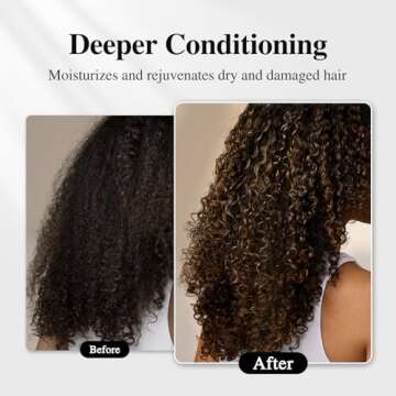 Heat Cap for Deep Conditioning: 10-Level Heats Up Quickly 3 Time Settings Hair Steamer for Natural H...