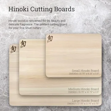 Shun Medium Hinoki Cutting Board for Kitchen Use