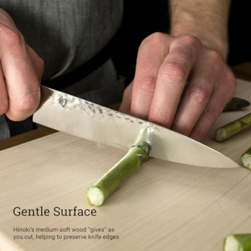 Shun Medium Hinoki Cutting Board for Kitchen Use