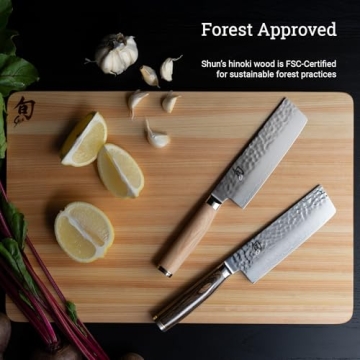 Shun Medium Hinoki Cutting Board for Kitchen Use