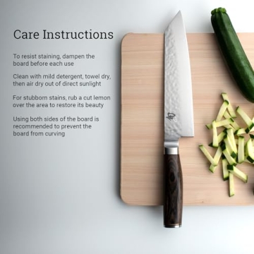 Shun Medium Hinoki Cutting Board for Kitchen Use