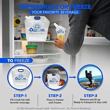 WaterStorageCube Collapsible Water Container for Adventures