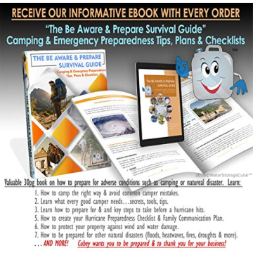 WaterStorageCube Collapsible Water Container for Adventures