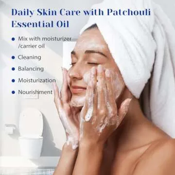 HIQILI Patchouli Essential Oil,100% Pure & Natural for Homemade Perfume, Sooth Skin, Nourish Hair, Relieve Stress at Home with Diffuser, Gift for Hippie Friend -100ML